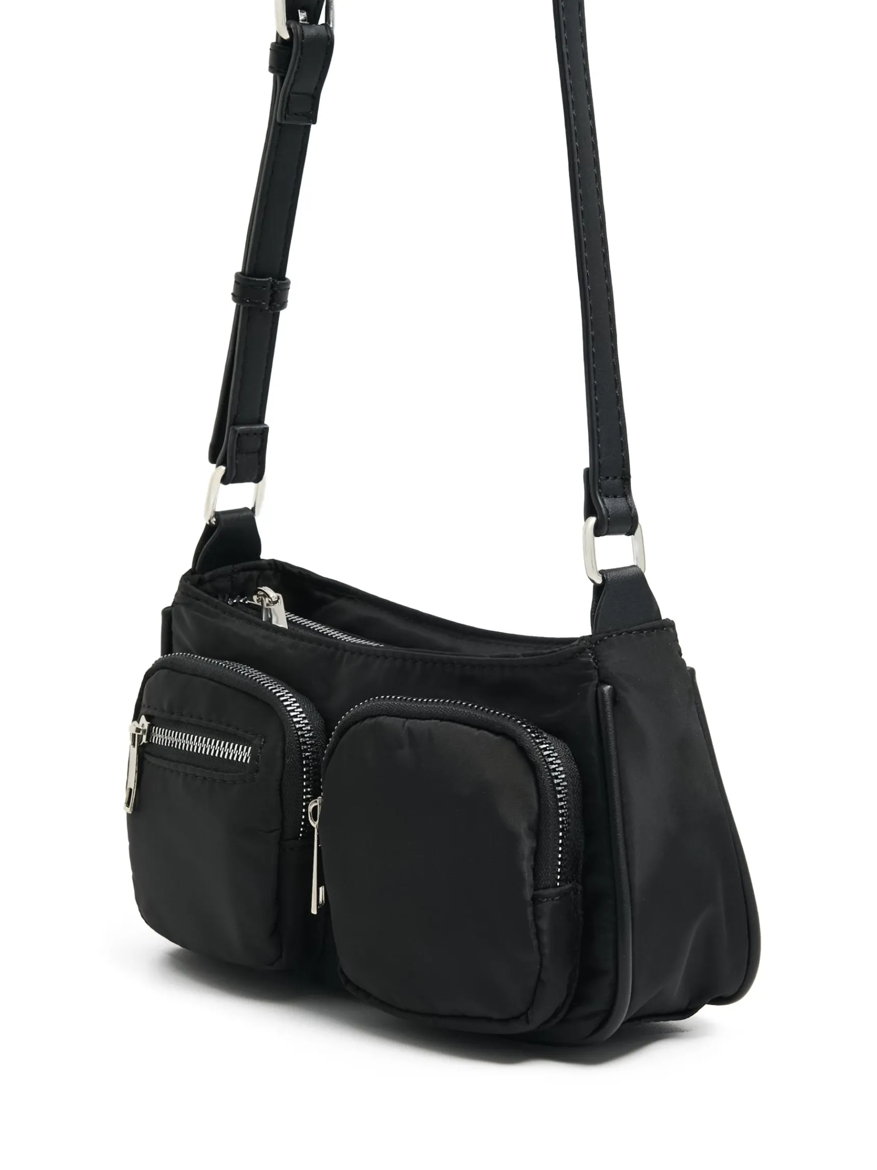 Sale Cropp Mała czarna torebka crossbody czarny