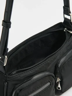 Sale Cropp Mała czarna torebka crossbody czarny