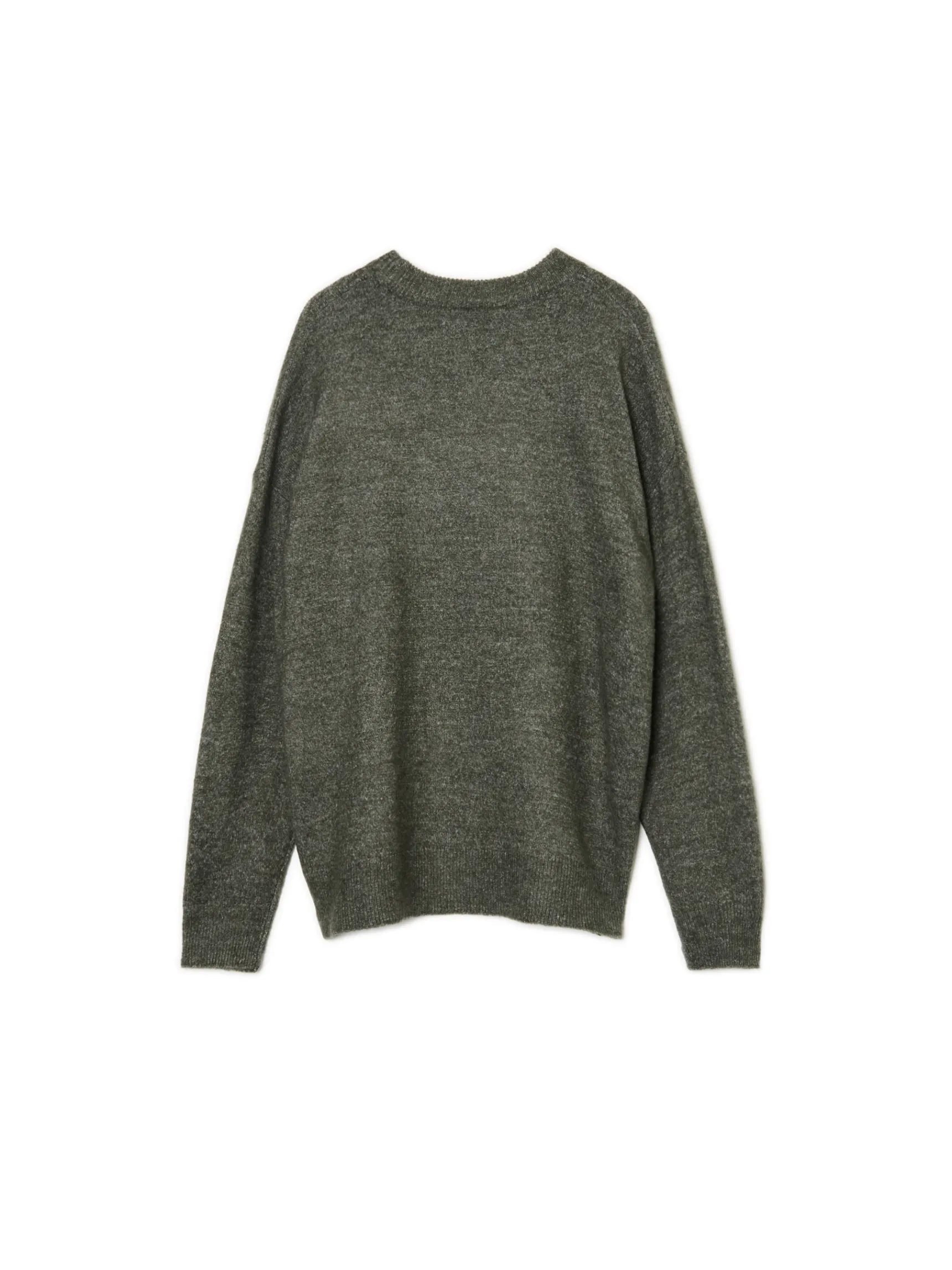 New Cropp Melanżowy sweter ze skorpionem zielony
