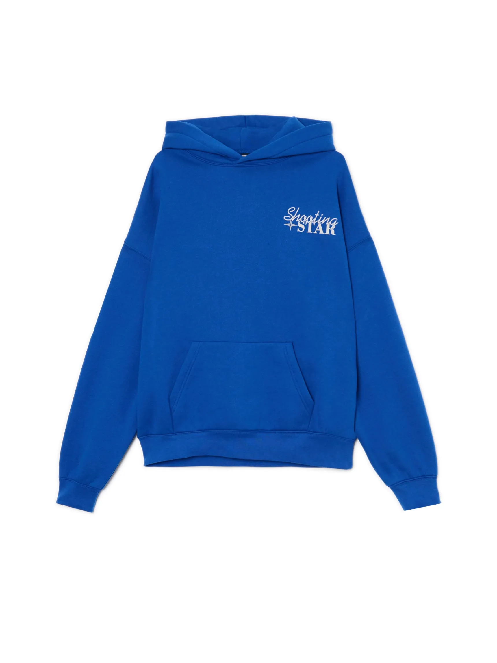 New Cropp Niebieska bluza z astralnym nadrukiem niebieski