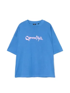 Online Cropp T-shirt Cypress Hill UNISEX niebieski