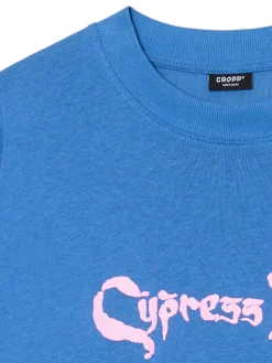 Online Cropp T-shirt Cypress Hill UNISEX niebieski