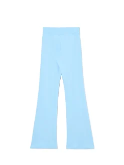 Clearance Cropp Niebieskie dresy typu flare błękitny