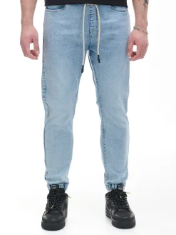 Best Cropp e jeansowe joggery niebieski
