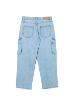 Outlet Cropp e jeansy baggy niebieski