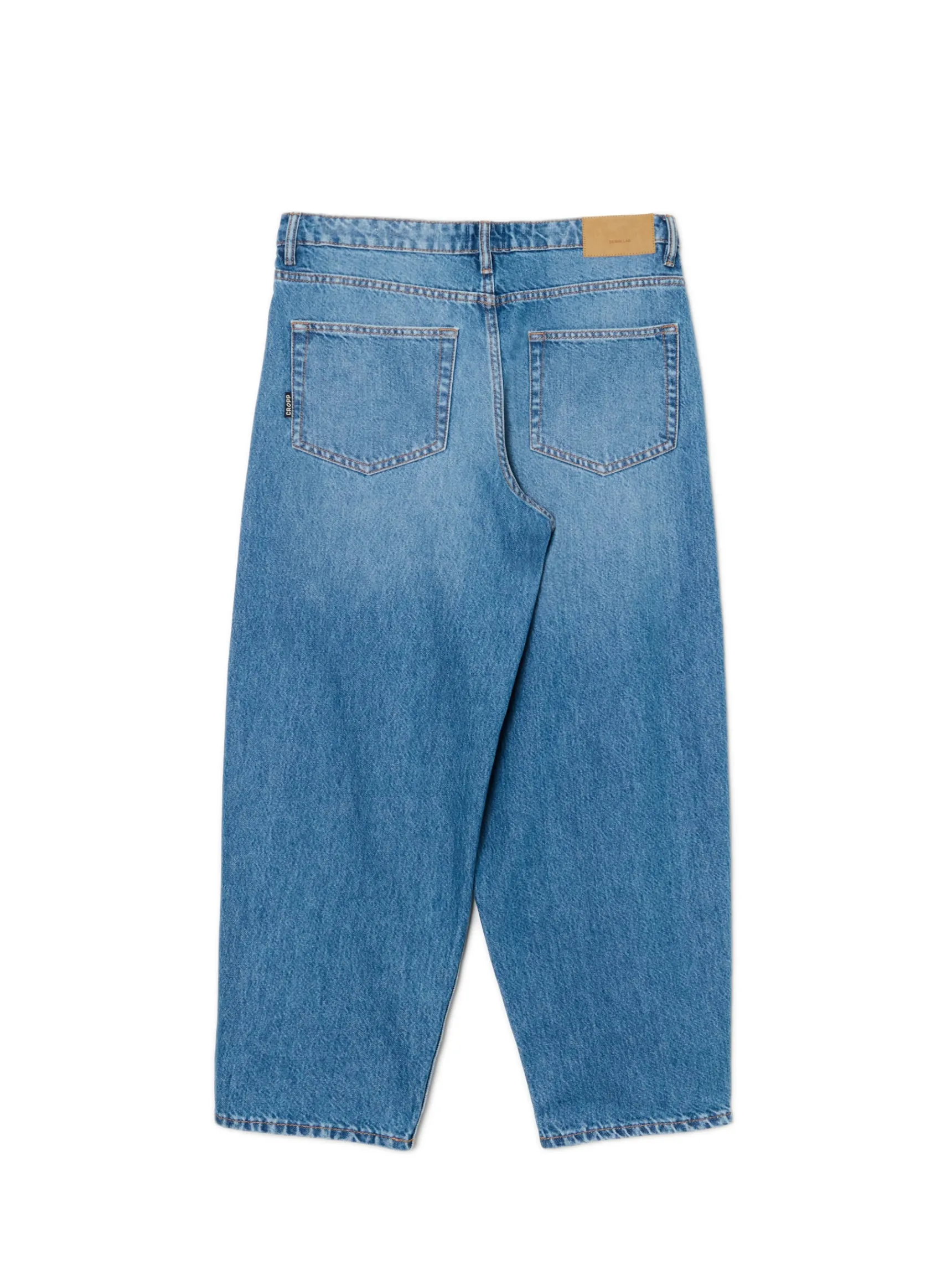 New Cropp e jeansy balloon baggy niebieski