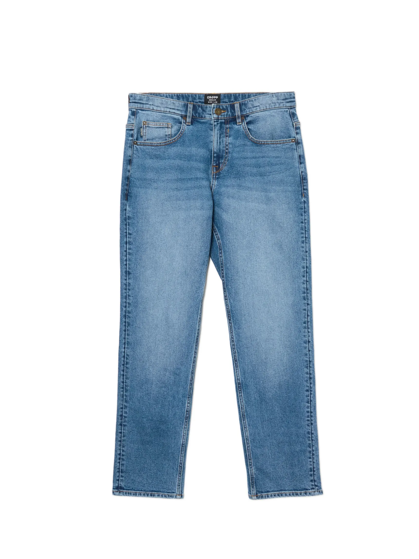 Best Cropp e jeansy comfort niebieski