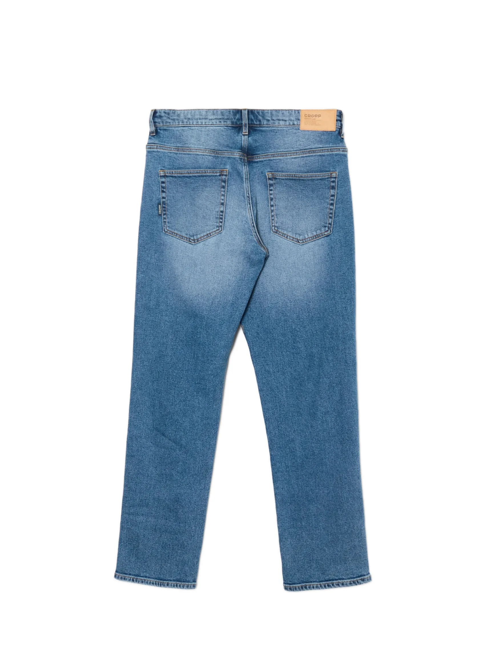 Best Cropp e jeansy comfort niebieski
