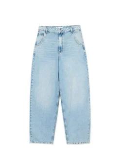 New Cropp e jeansy skater niebieski