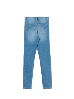 Online Cropp e jeansy skinny z kieszeniami niebieski