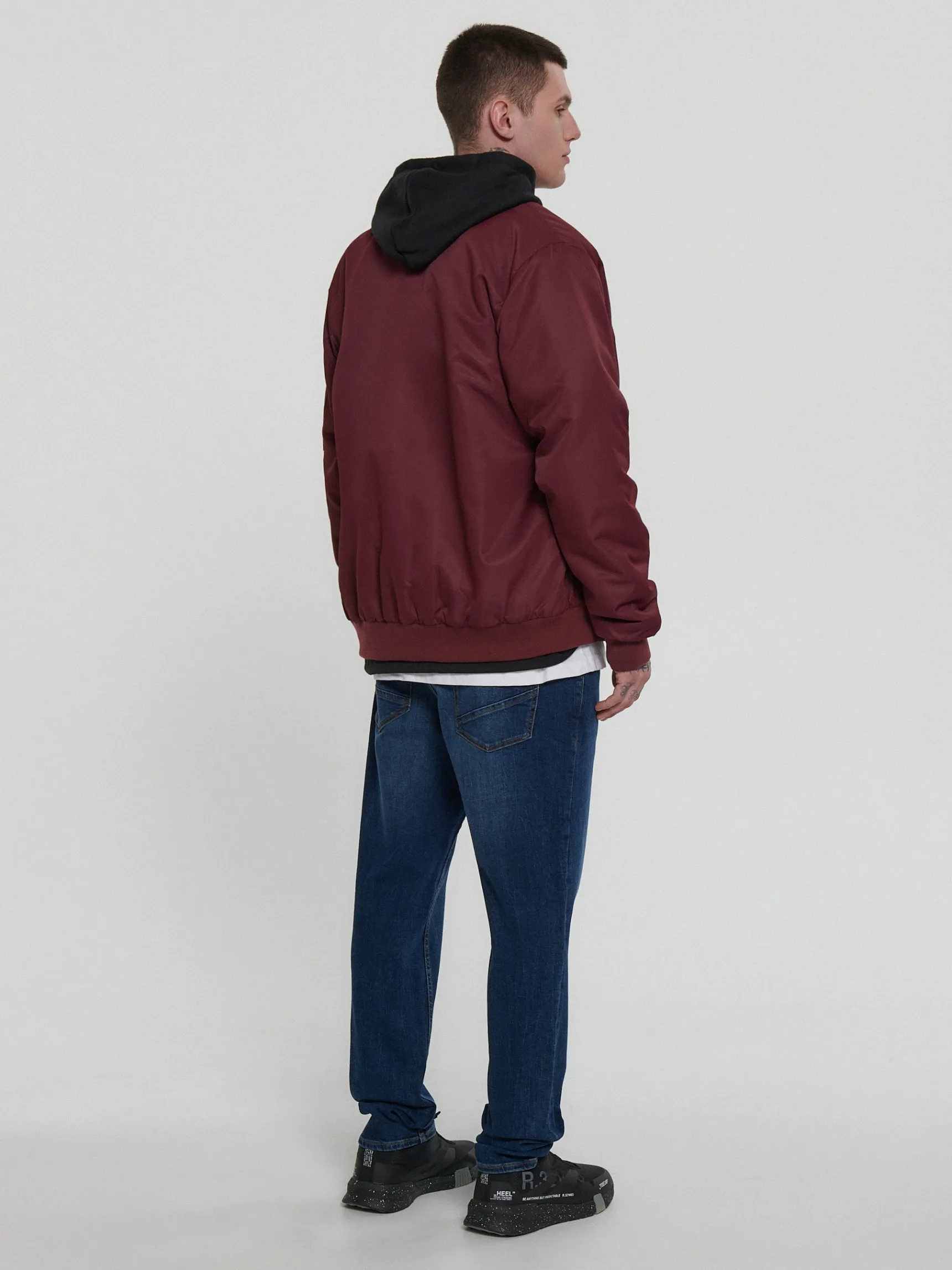 Clearance Cropp Niebieskie jeansy slim granatowy