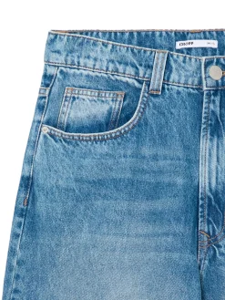 New Cropp e jeansy super baggy niebieski
