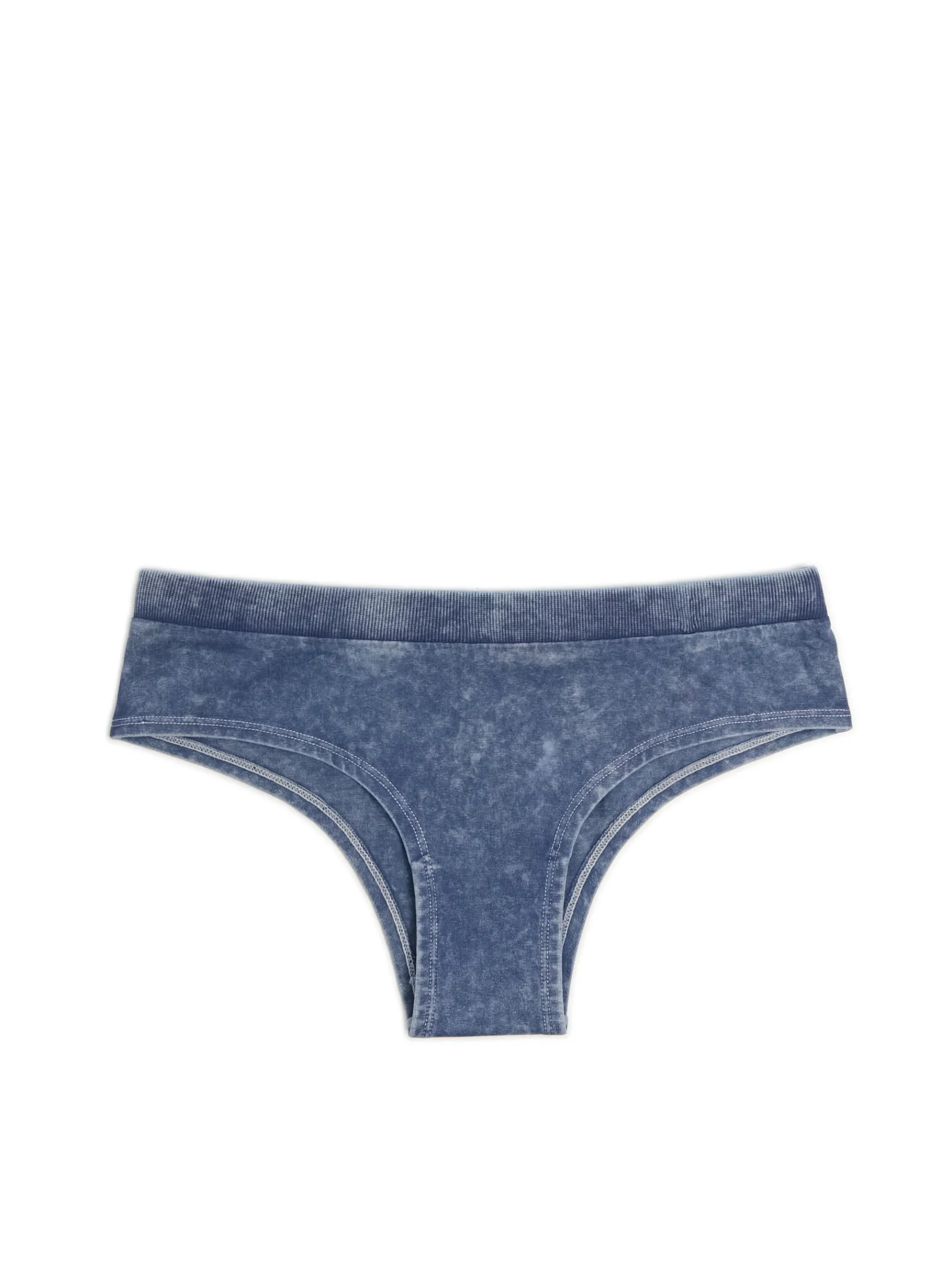 Outlet Cropp Niebieskie majtki hipster granatowy