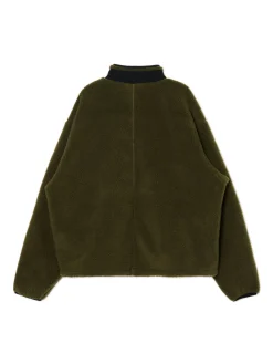 Fashion Cropp Oliwkowa bluza sherpa zielony