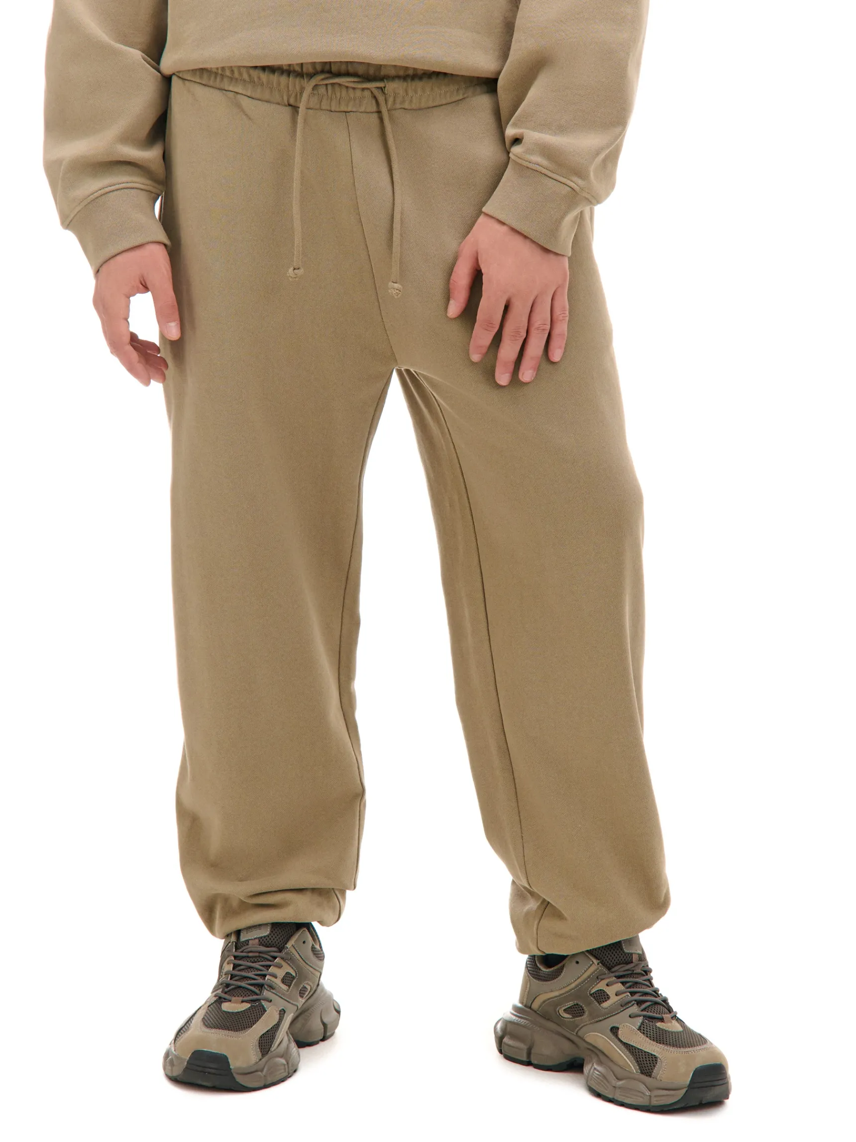 Online Cropp Oliwkowe dresowe joggery comfort zielony