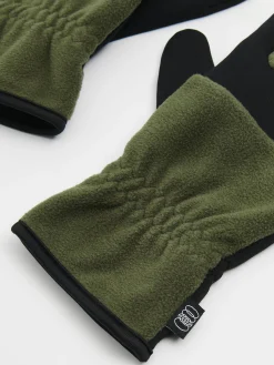Hot Cropp Oliwkowe rękawiczki basic zielony