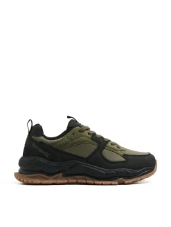 New Cropp Oliwkowe sneakersy zielony