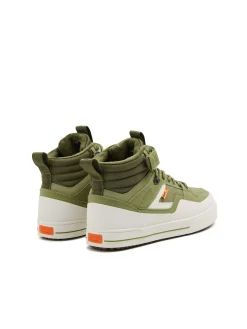 Discount Cropp Oliwkowe sneakersy za kostkę zielony