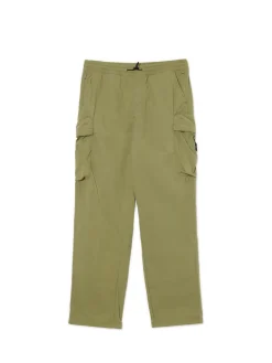 Clearance Cropp Oliwkowe spodnie z regulacją zielony