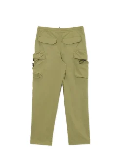Clearance Cropp Oliwkowe spodnie z regulacją zielony