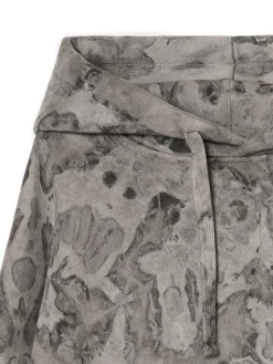 Fashion Cropp Oversizowa bluza z kapturem i nadrukiem szary