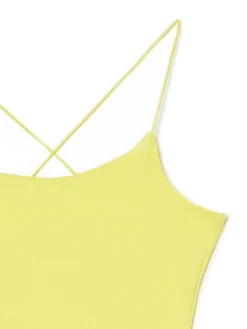 Discount Cropp Pastelowa sukienka mini zielony