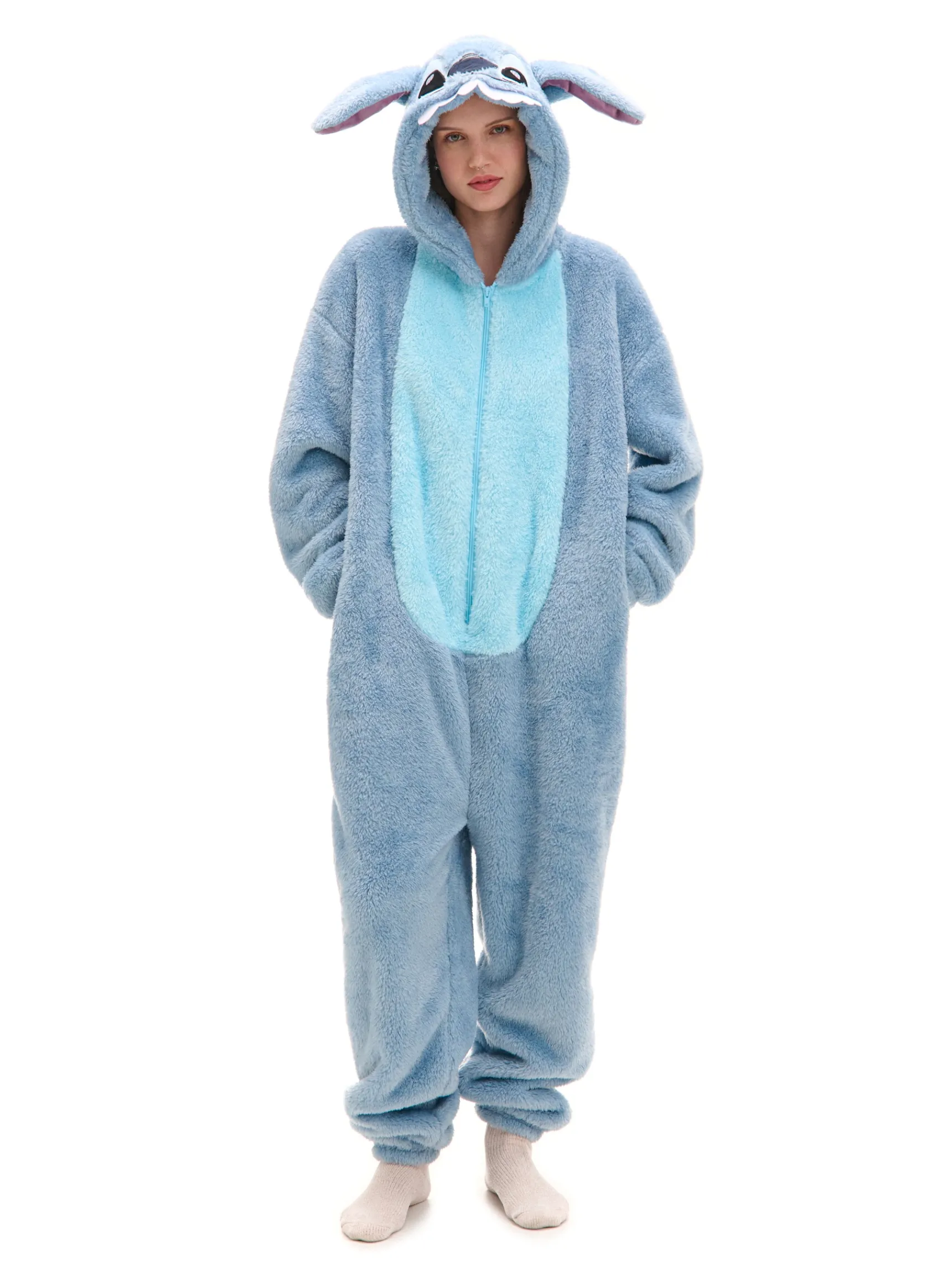 Fashion Cropp Piżama typu onesie Lilo & Stitch niebieski