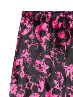 Outlet Cropp Piżama z motywem czaszek czarny