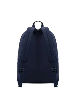 Discount Cropp Plecak basic z naszywką granatowy