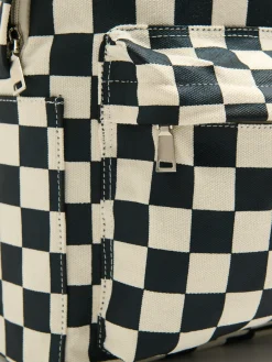 Fashion Cropp Plecak w kratę beżowy