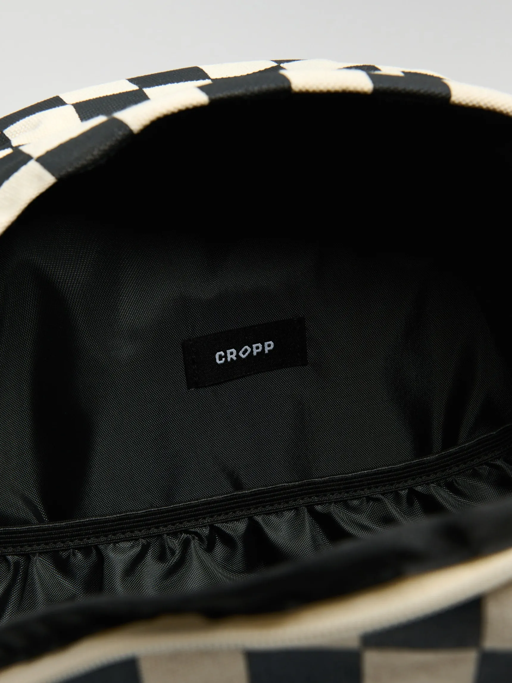 Fashion Cropp Plecak w kratę beżowy