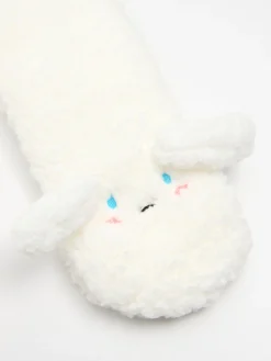Hot Cropp Pluszowe skarpetki Cinnamoroll kremowy