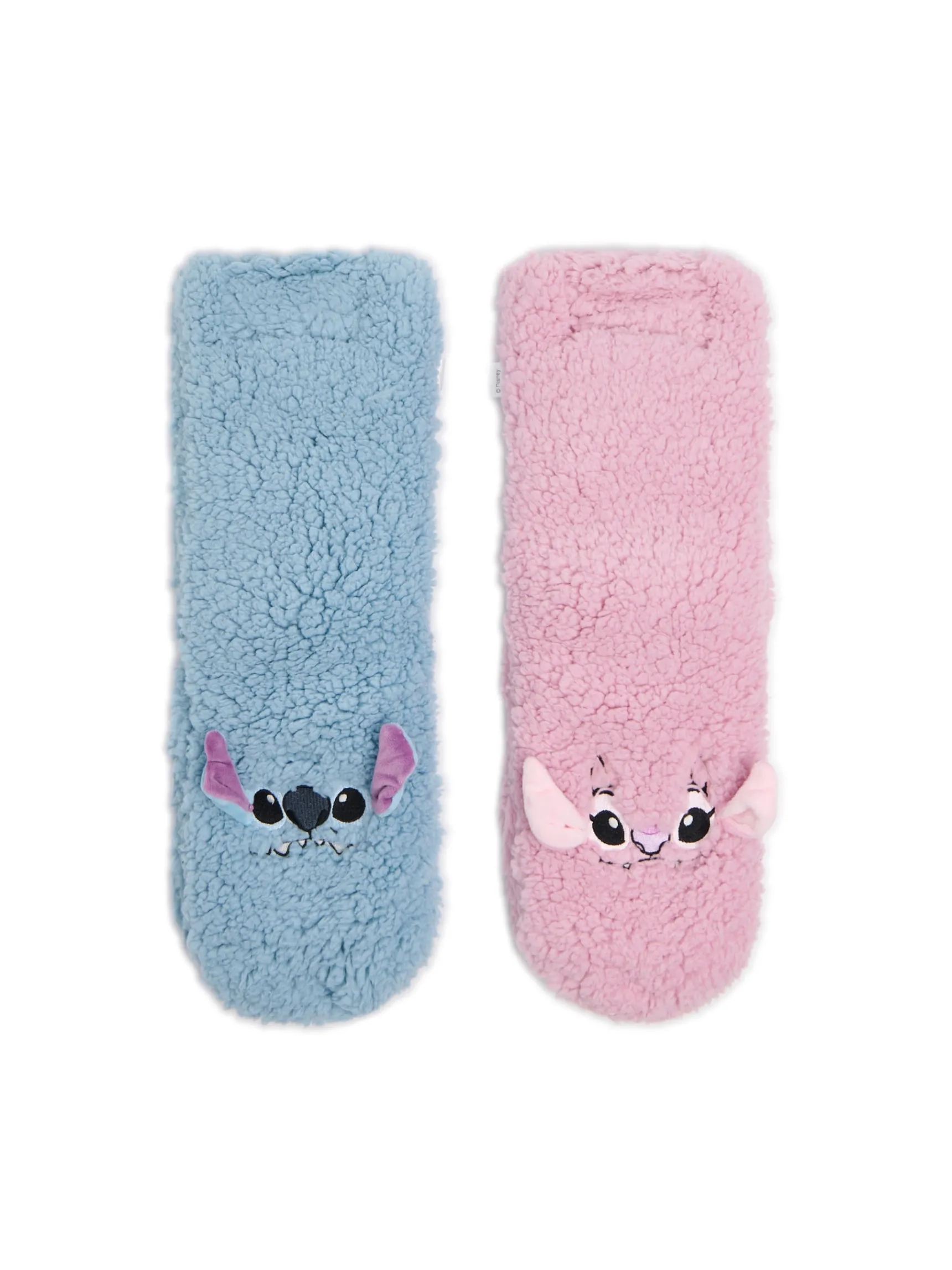 Online Cropp Pluszowe skarpetki Stitch i Andzia wielobarwny