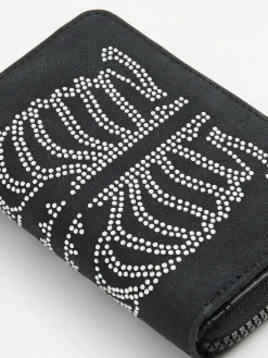 Online Cropp Portfel z cekinową aplikacją czarny