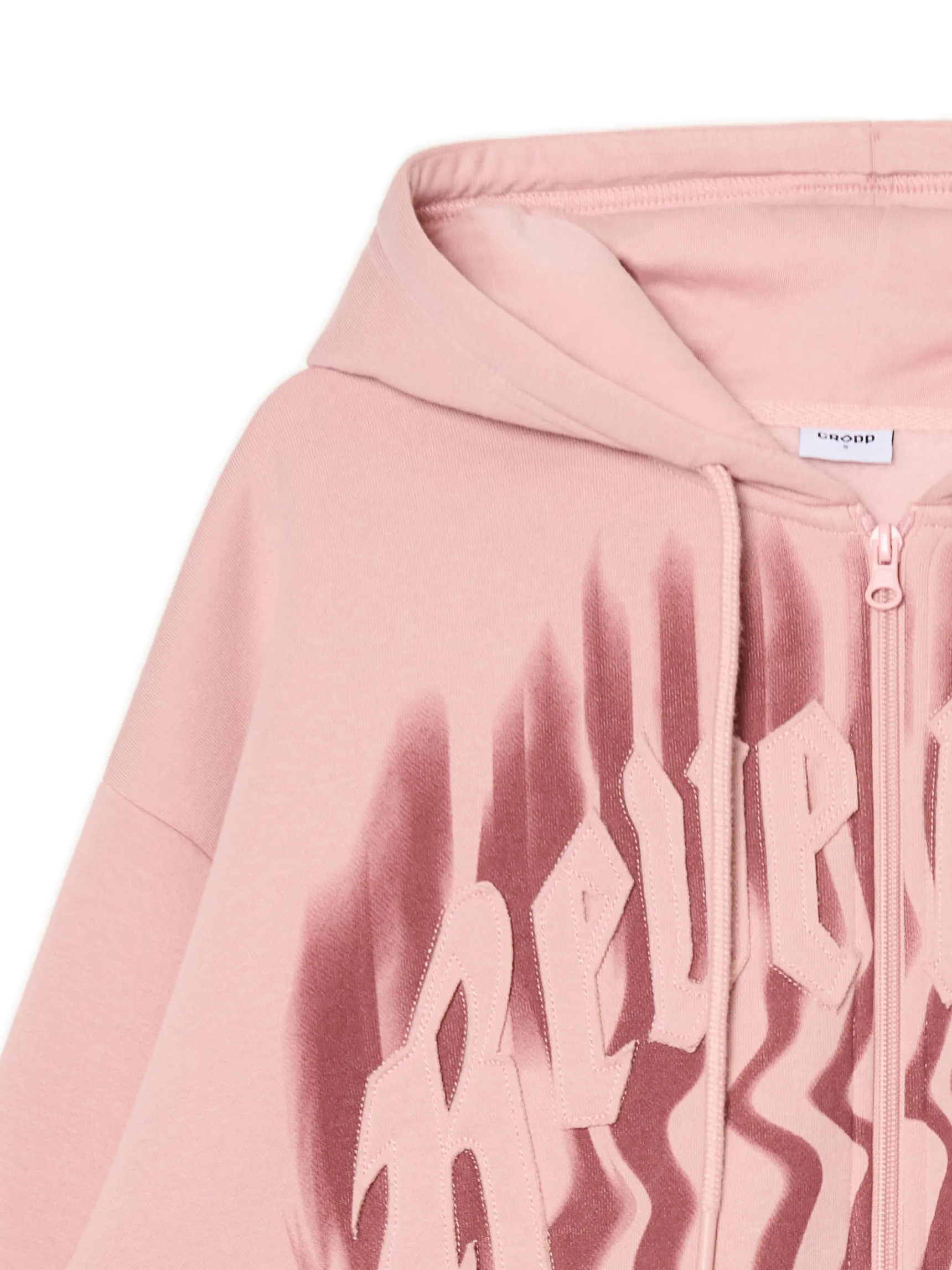 Hot Cropp Różowa bluza z kapturem różowy