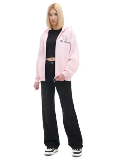 Sale Cropp Różowa bluza z uszami My Melody różowy