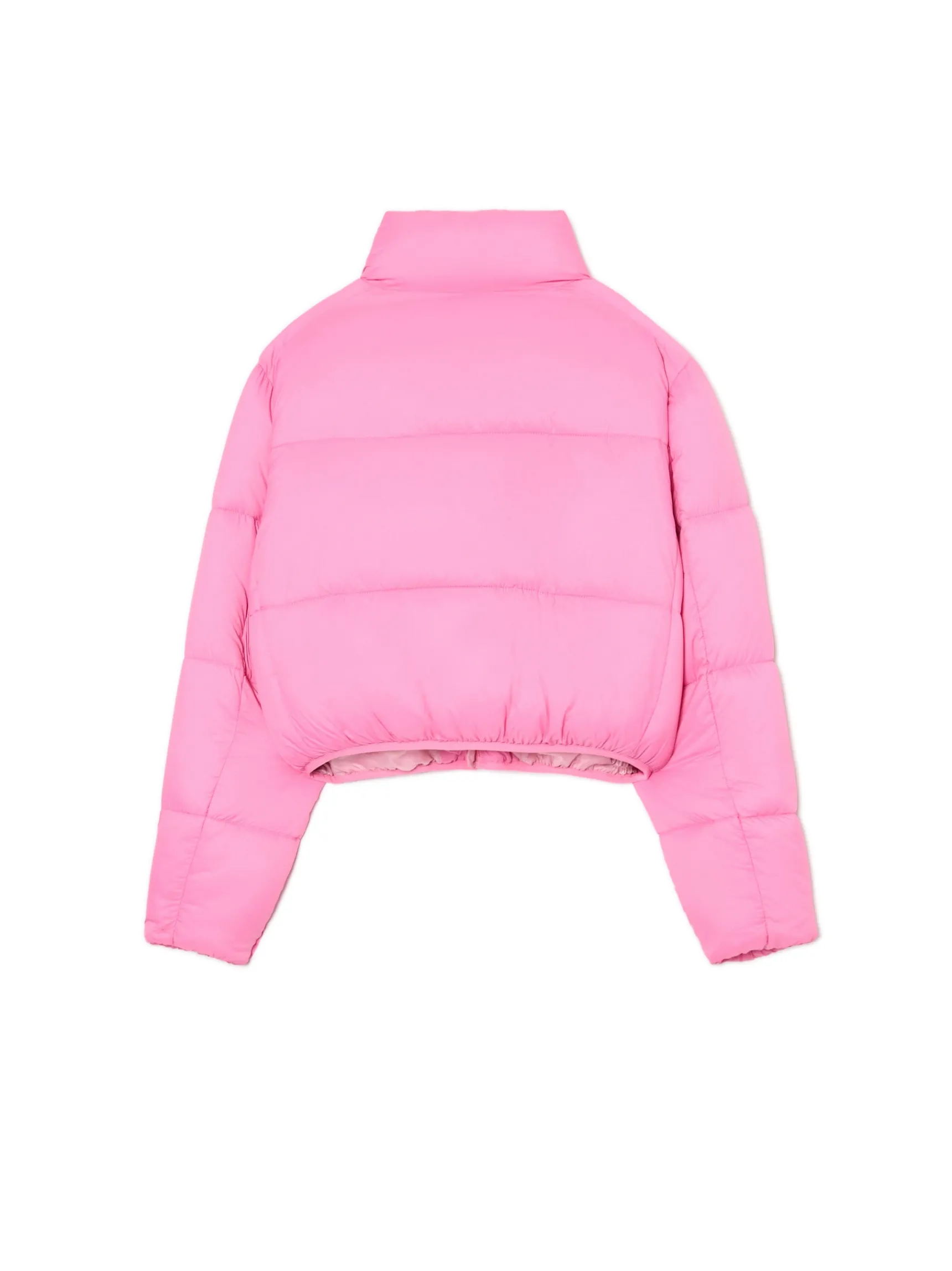 Best Cropp Różowa kurtka puffer różowy
