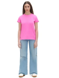 Outlet Cropp T-shirt różowy