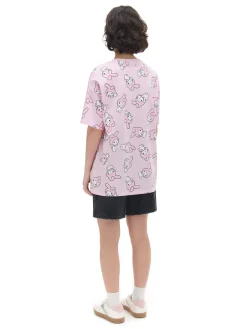 Discount Cropp T-shirt My Melody różowy