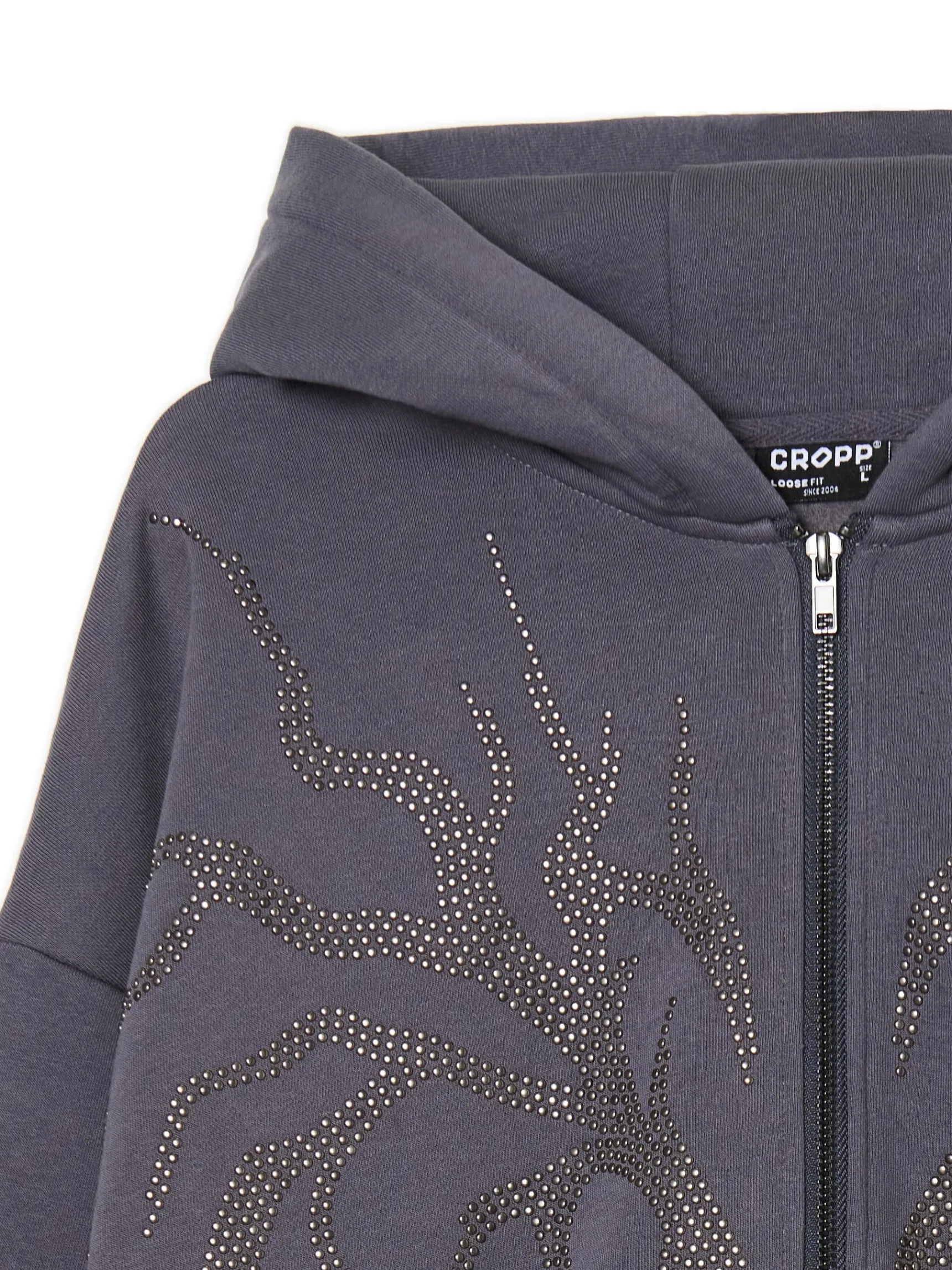 Discount Cropp Rozpinana bluza z aplikacją zielony