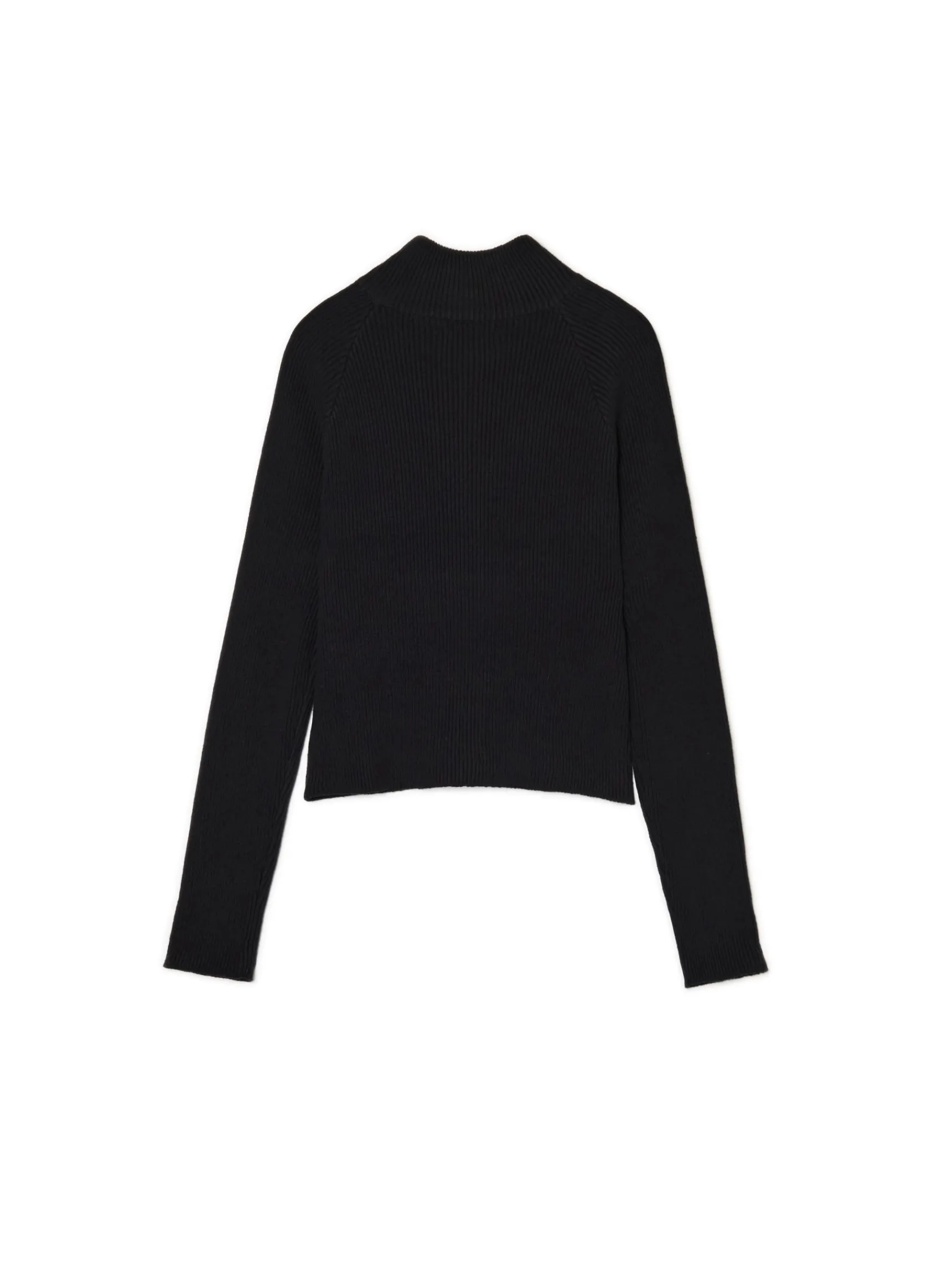 Online Cropp Rozpinany sweter ze stójką czarny