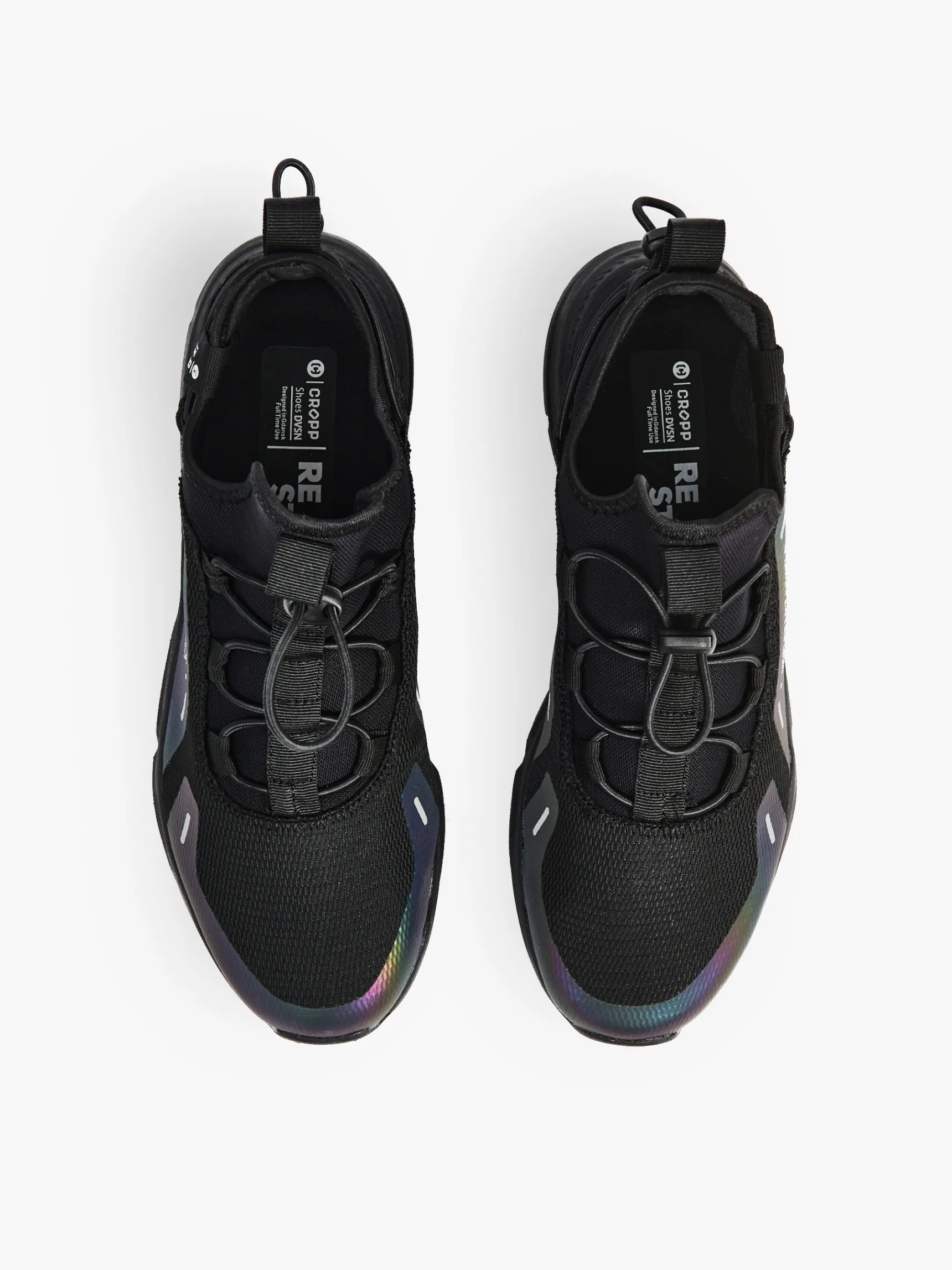 Hot Cropp Sneakersy z efektem reflective czarny