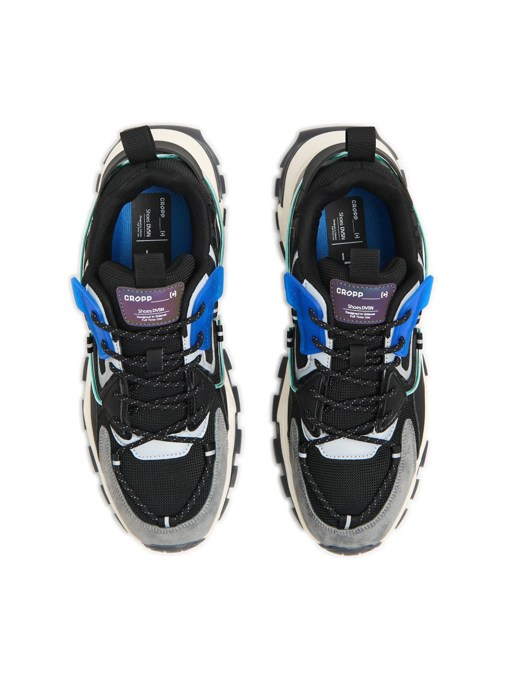 Online Cropp Sneakersy z efektem reflective czarny
