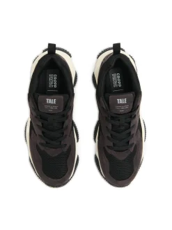 Online Cropp Sneakersy z elementami skórzanymi szary