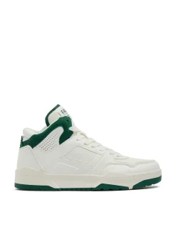 Discount Cropp Sneakersy z naszywkami ze sztucznej skóry biały