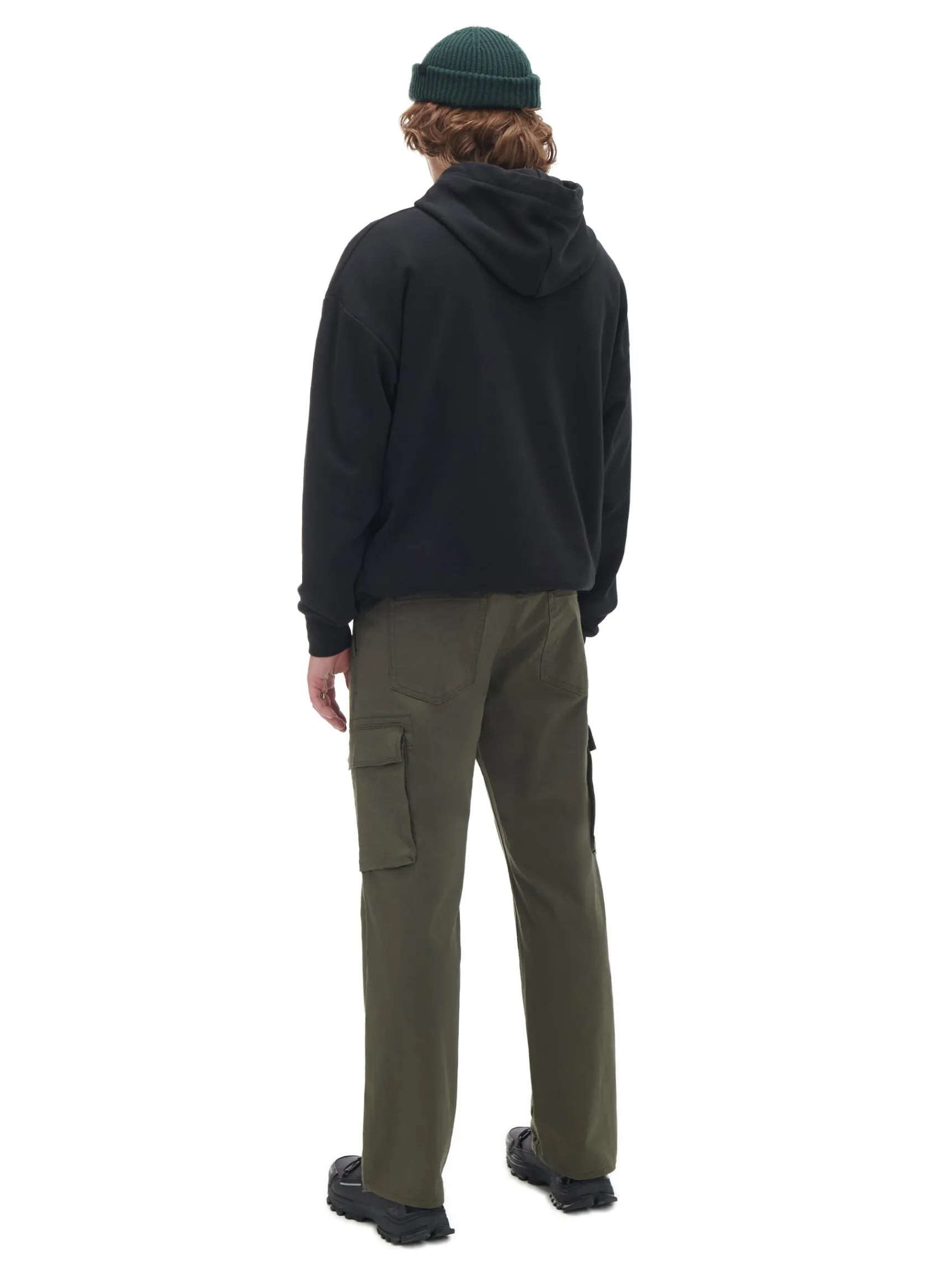 New Cropp Spodnie cargo zielony