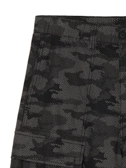 New Cropp Spodnie cargo ze wzorem moro szary