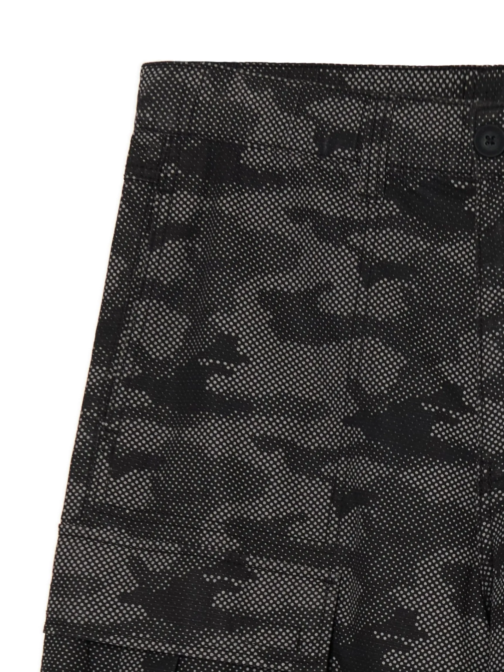 New Cropp Spodnie cargo ze wzorem moro szary