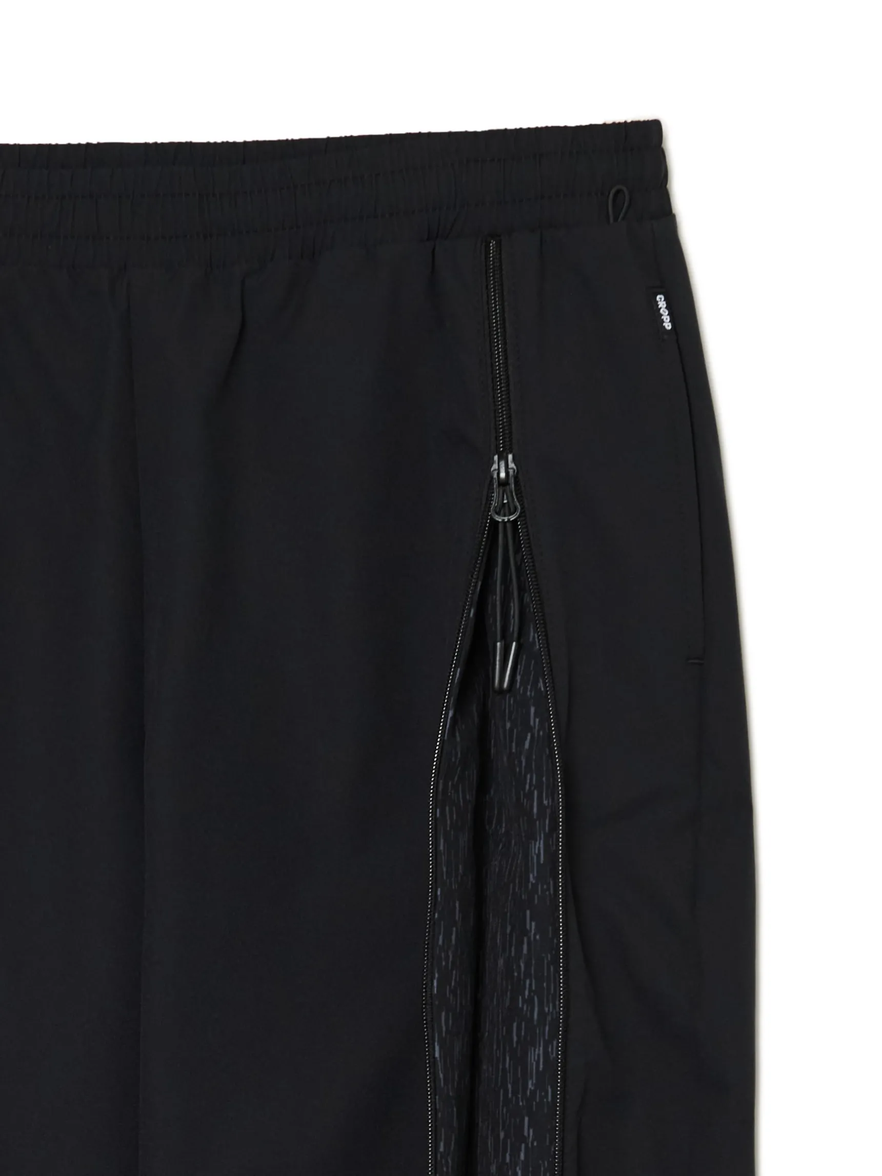 Clearance Cropp Spodnie joggery loose z suwakami czarny
