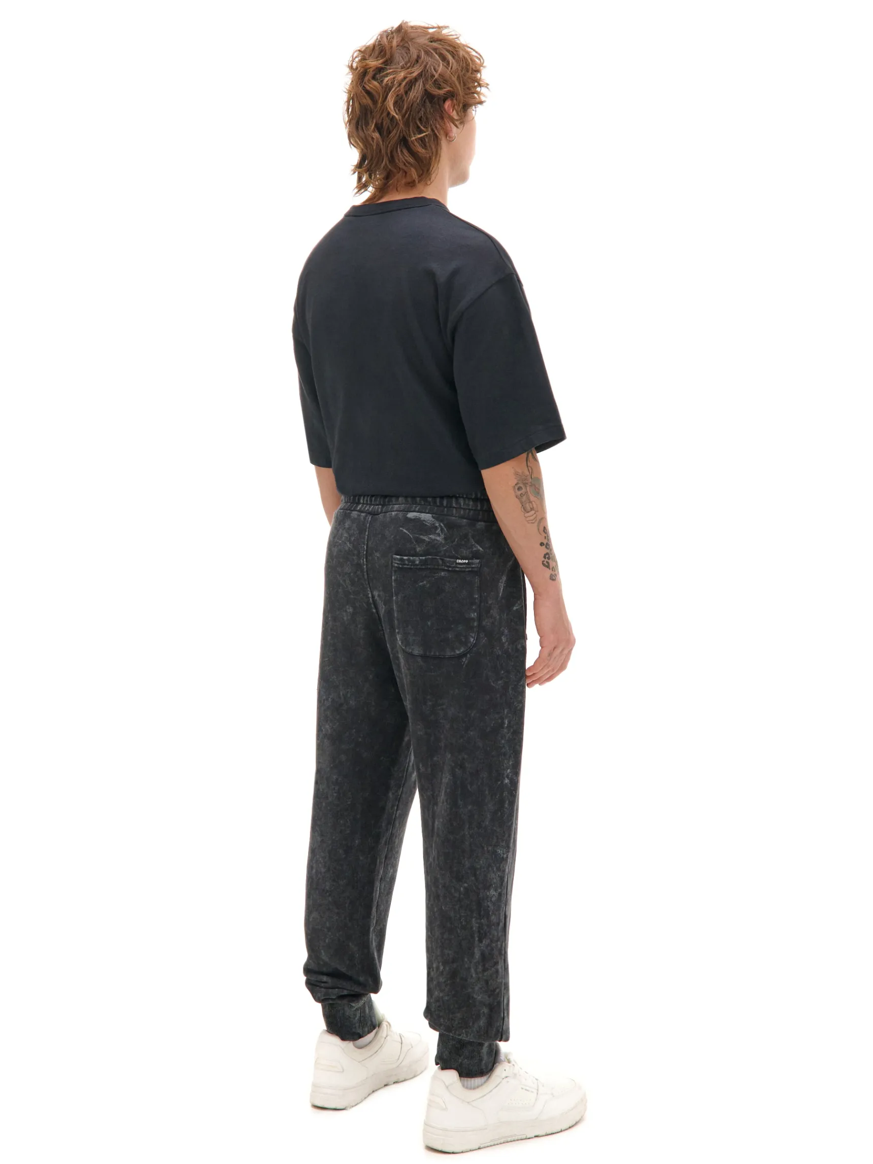 Fashion Cropp Spodnie joggery regular z napisem szary